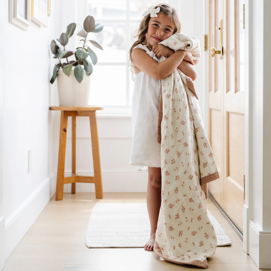 Bamboo Rayon Muslin 4-Layer Quilt- Floret by Saranoni