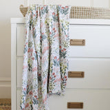 Bamboo Raylon Muslin Swaddle in Roadside Picks by Saranoni