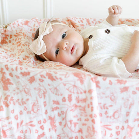 Bamboo Rayon Muslin Swaddle- By Hope Wild Wood by Saranoni