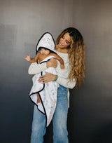 Knit Hooded Towel in Bayside by Copper Pearl