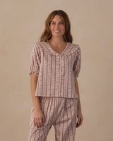 Women's Ruffle Pajamas || Candy Cane Lane by Rylee + Cru