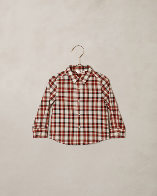 Harrison Button Down || Holiday Tartan by Noralee