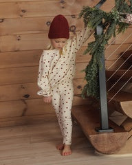 Spongey Knit Set || Ruby Dots by Rylee + Cru