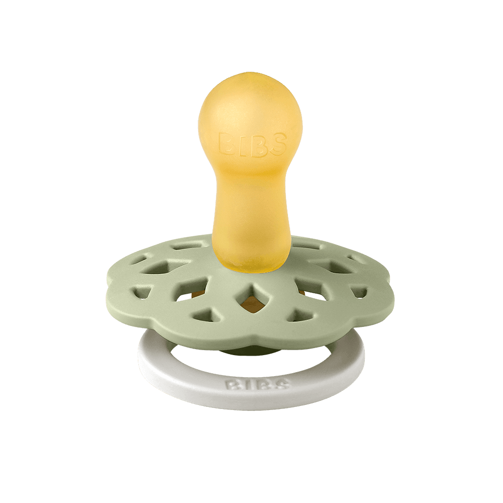 Boheme GLOW Pacifiers 2 Pack- Sage/Cloud by Bibs