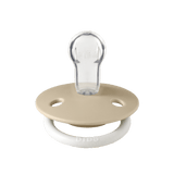 De Lux GLOW Pacifiers 2 Pk- Blush/Vanilla by Bibs