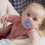 Colour Pacifiers 2 Pk- Hush/Grape by Bibs