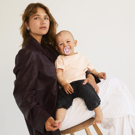 Studio Colour 2 Pack- Polka Baby/ Pink Mocha by Bibs