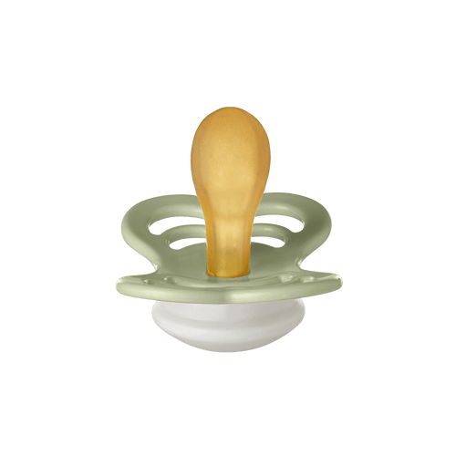 Supreme GLOW Pacifiers 2 Pk- Sage/Cloud by Bibs