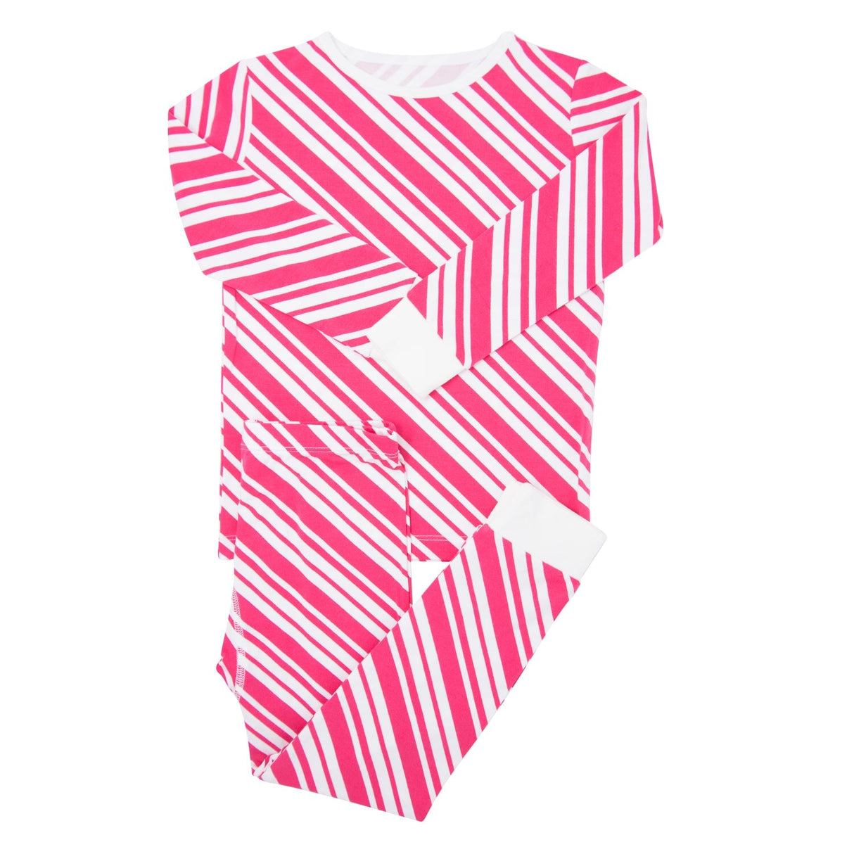 Big Kid Pajama - Candy Cane Stripe by Sweet Bamboo