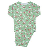 Big Kid Pajama in Football by Sweet Bamboo