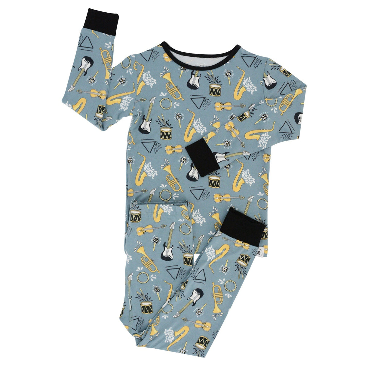 Big Kid Pajama in On That Note by Sweet Bamboo