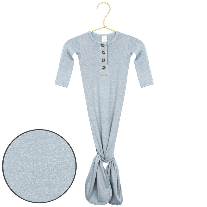 Miller Plush Knit Knotted Gown by Lou Lou & Company