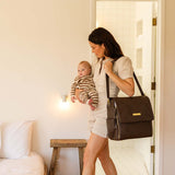 Boxy Backpack in Saddle by Petunia Pickle Bottom
