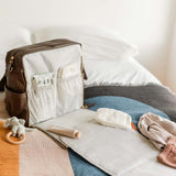 Boxy Backpack in Saddle by Petunia Pickle Bottom