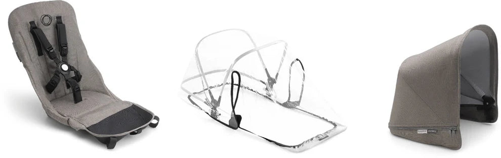 Bugaboo Donkey² Duo Fabric Set - Mineral Taupe