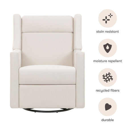 Babyletto Kiwi Deluxe Power Recliner & Swivel Glider with Heat and Massage