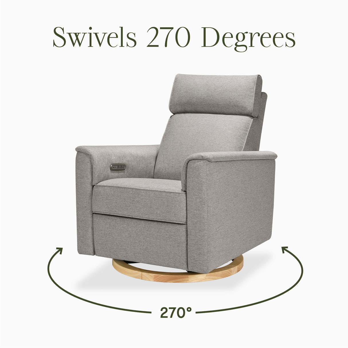 Namesake Willa Plus Power Glider Recliner + Power Headrest