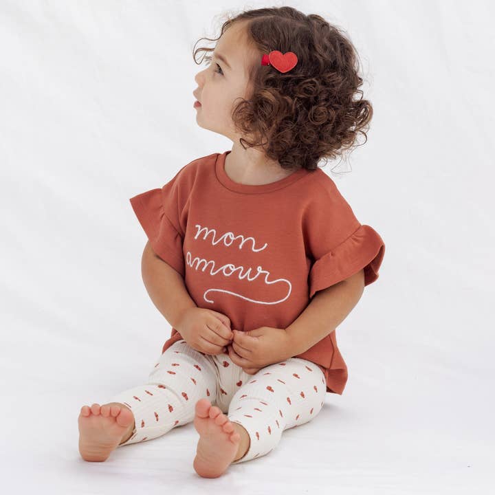 Heart Clip Set || Red, Pink by Quincy Mae