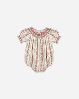Ada Romper || Floral Stripe by Rylee + Cru