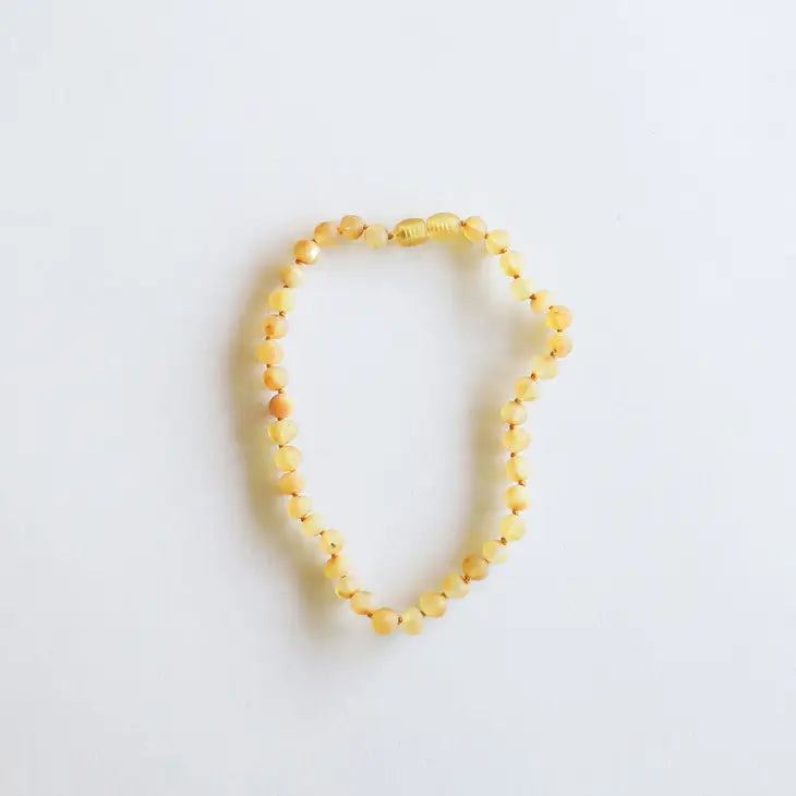 Raw Honey Amber Necklace by CanyonLeaf