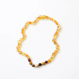 Raw Honey Baltic Amber + Mookaite Jasper || Necklace by CanyonLeaf