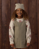 Odette Overall Dress || Dark Sage by Rylee + Cru