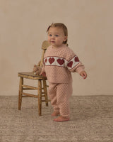 Knit Pant || Brick Birds Eye by Rylee + Cru