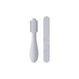 Baby-Led™ Toothbrush + Sensory Tongue Depressor Dual Pack - Pewter by EZPZ