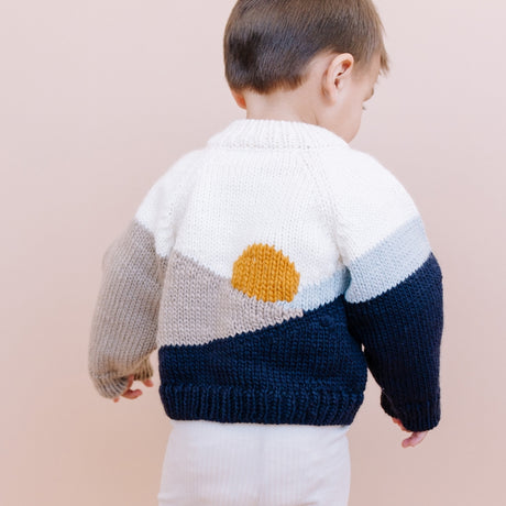 Sunset Cardigan - Navy by The Blueberry Hill