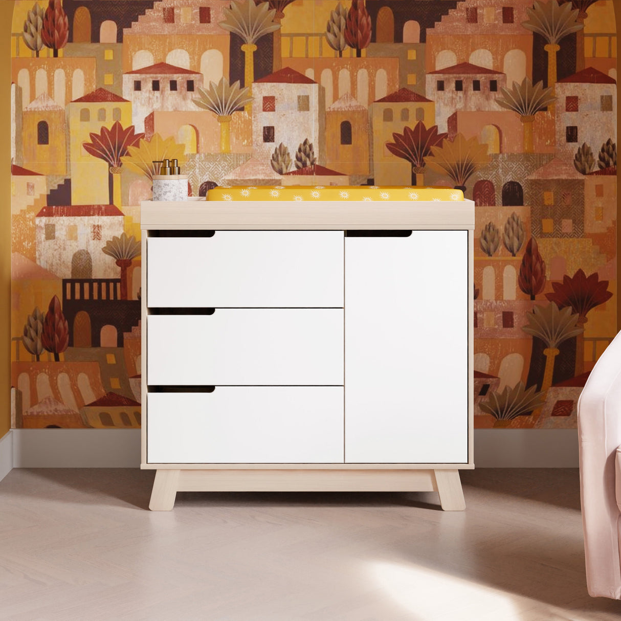 Babyletto Hudson 3-Drawer Changer Dresser with Removable Changing Tray