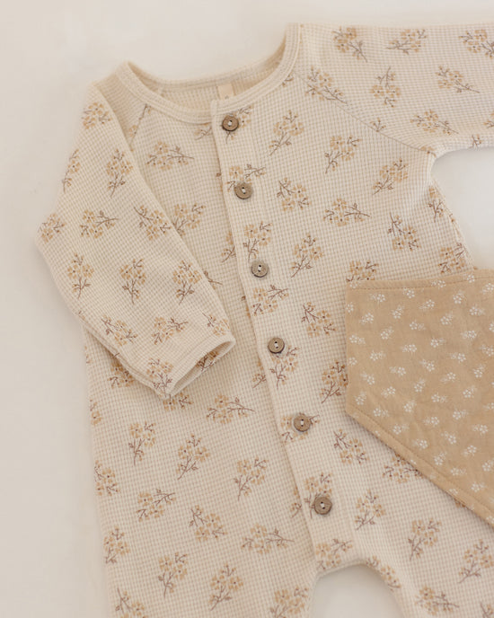 Waffle Long Sleeve Jumpsuit || Meadow by Quincy Mae