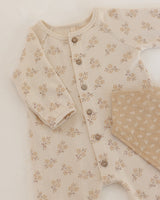 Waffle Long Sleeve Jumpsuit || Meadow by Quincy Mae