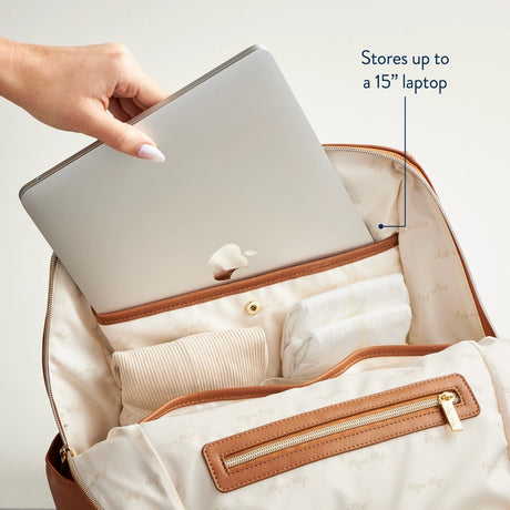 Eras Backpack™ Diaper Bag - Cognac by Itzy Ritzy