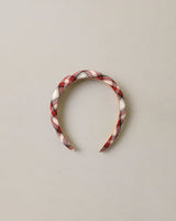 Padded Headband || Holiday Tartan by Noralee