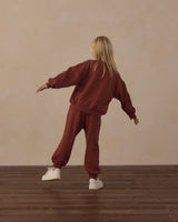 Baggy Sweatpant || Brick by Rylee + Cru