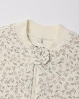 Zip Long Sleeve Sleeper Footie || Floret by Quincy Mae