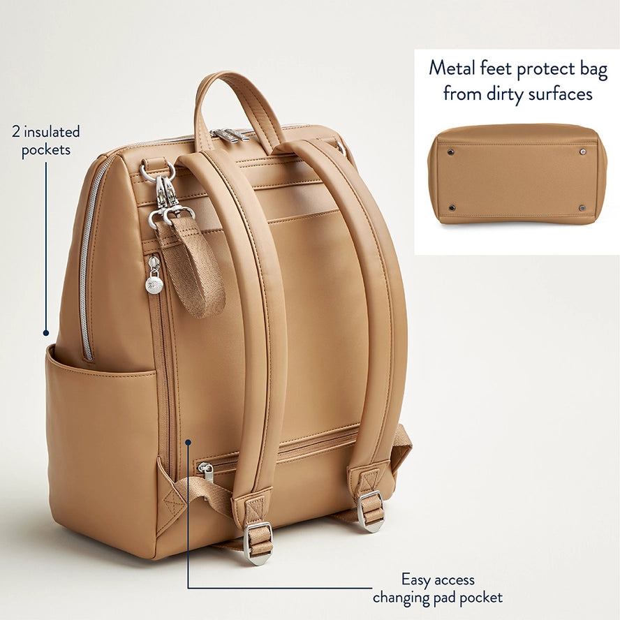 Eras Backpack™ Diaper Bag - Cognac by Itzy Ritzy
