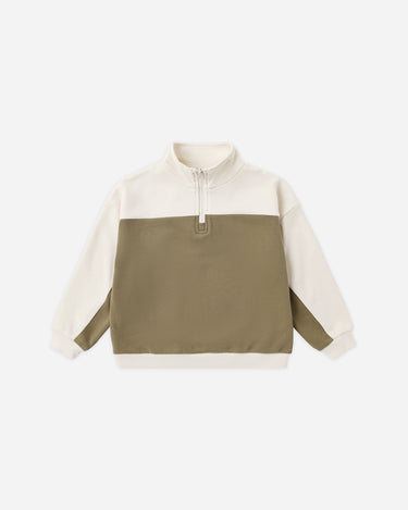 Quarter Zip Crew || Olive by Rylee + Cru