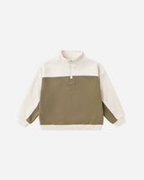 Quarter Zip Crew || Olive by Rylee + Cru