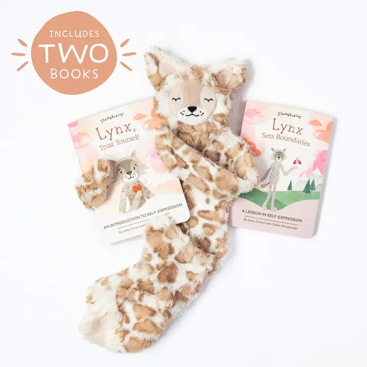 Lynx's Self Expression Set - Lovey with 2 Books! by Slumberkins