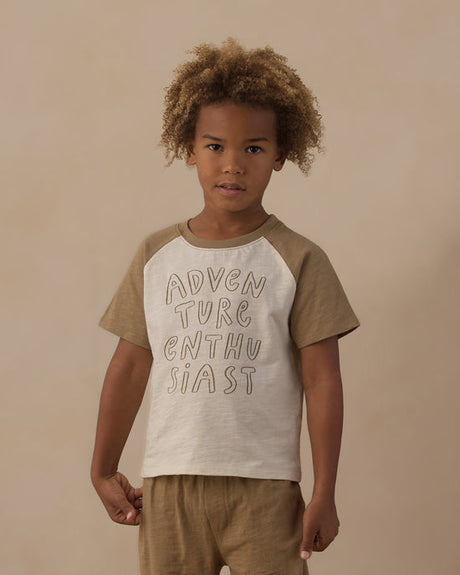 Raglan Short Sleeve Tee || Adventure Enthusiast by Rylee + Cru