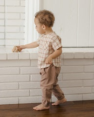 Giovani Pant || Almond by Quincy Mae