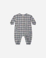 Relaxed Woven Jumpsuit || Winter Plaid by Rylee + Cru
