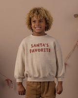 Relaxed Sweatshirt || Santa's Favorite by Rylee + Cru