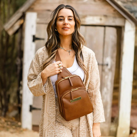 Criss-Cross Sling in Cedar by Petunia Pickle Bottom