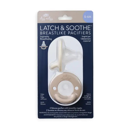 Latch & Soothe™ Breastlike Pacifier - Taupe by Itzy Ritzy