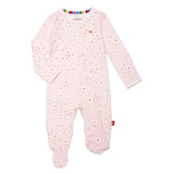 chloe organic cotton magnetic footie by magnetic me