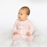 chloe organic cotton magnetic footie by magnetic me