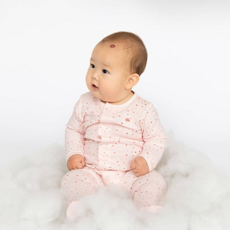 chloe organic cotton magnetic footie by magnetic me