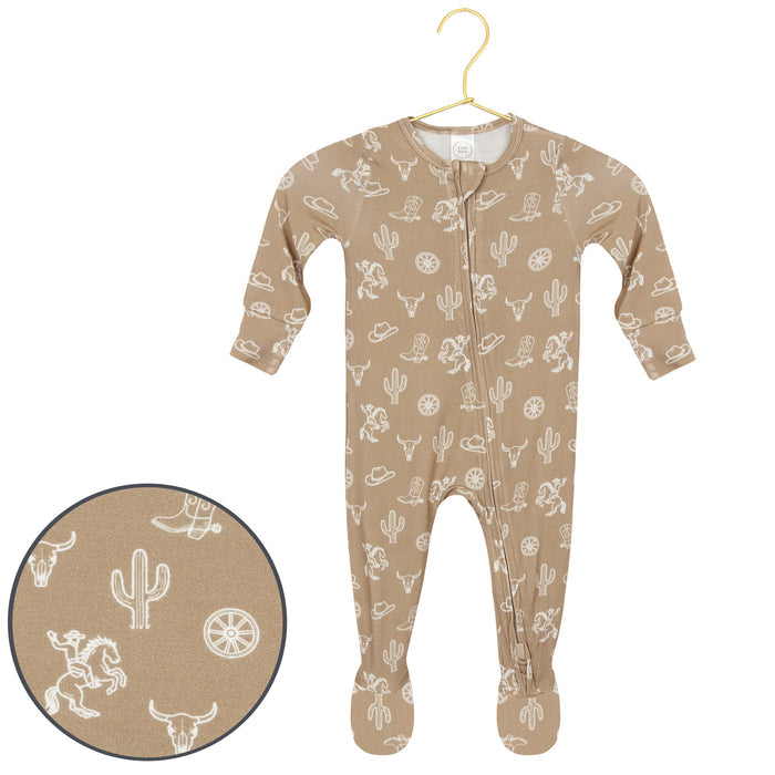 Wyatt Zipper Footie by Lou Lou & Company